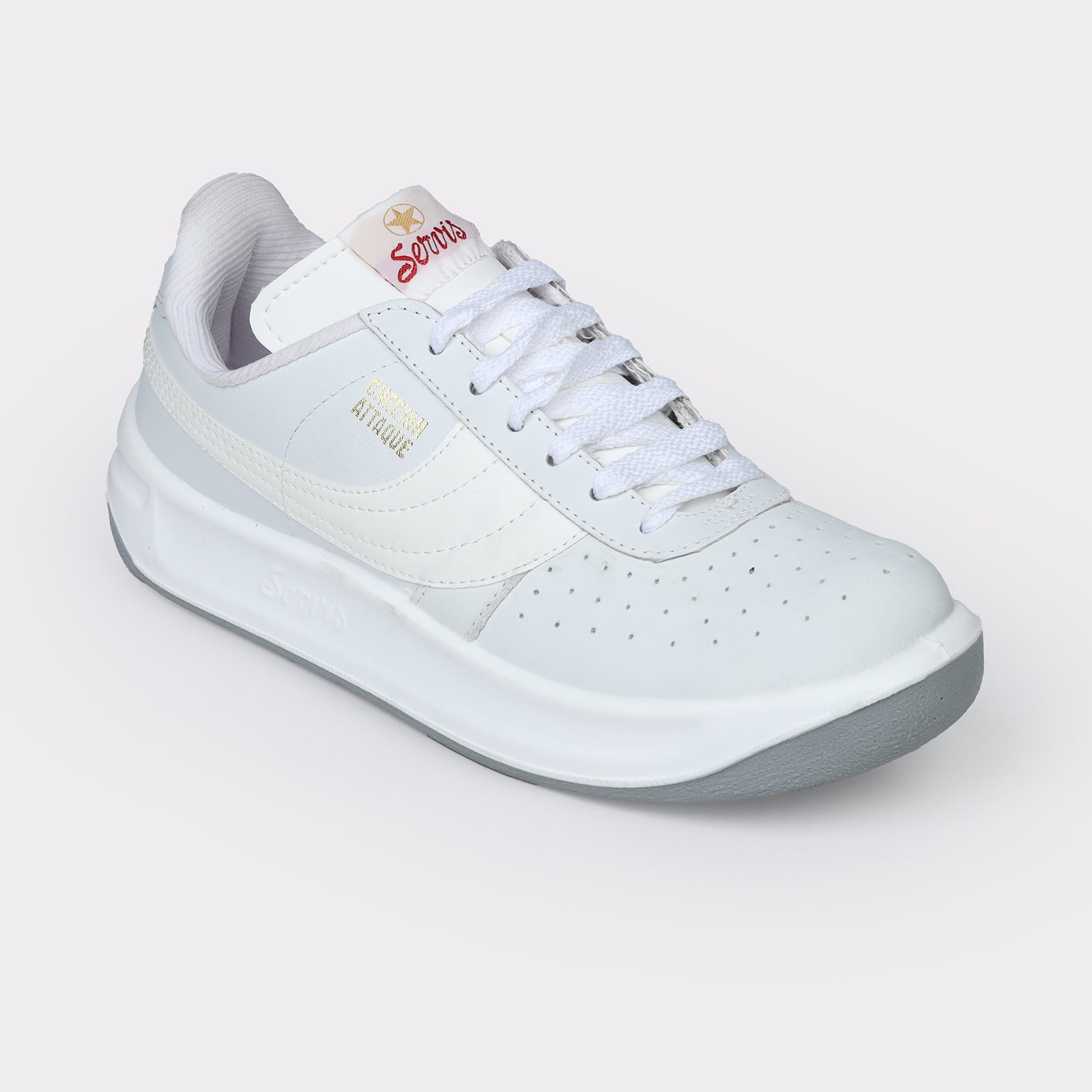 Service Shoes White Ch Shoes Price Lace-up Sneakers For Men – Servis