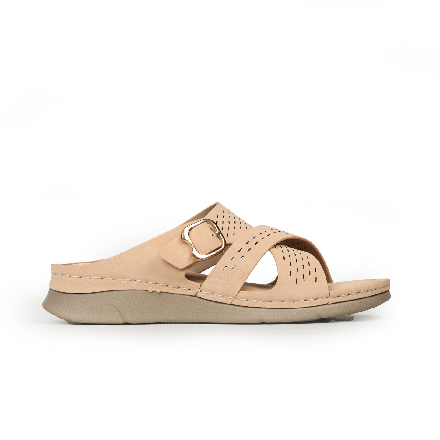 Women's Buckled Slippers