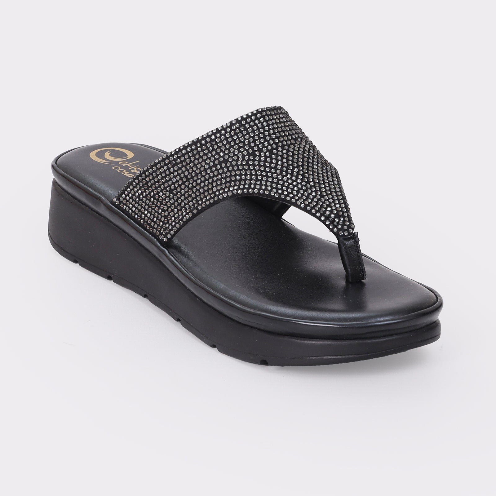Ladies Chappal Ladies Black Slippers Size Women's Comfort Chappal