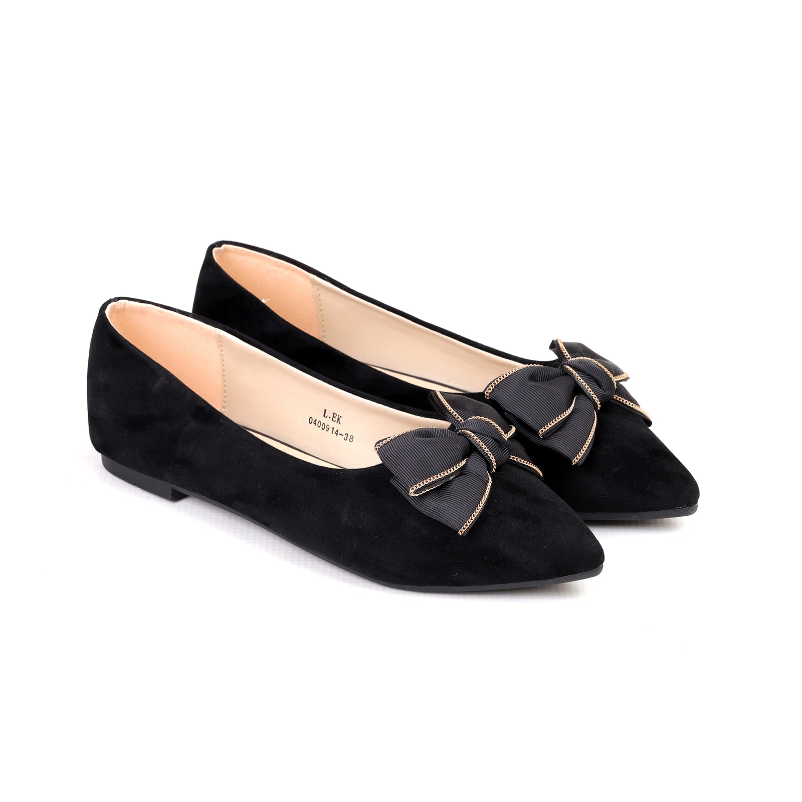 Women's Suede Bow-Tie Pumps - Main Image