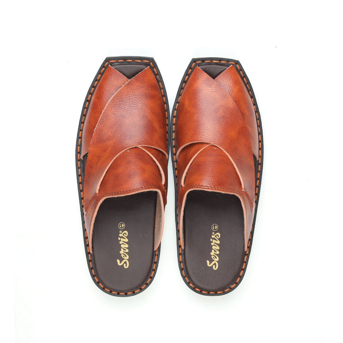 leather chappal for men