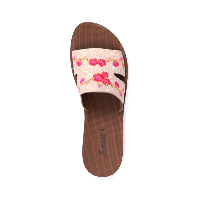 Women's Floral Chappal
