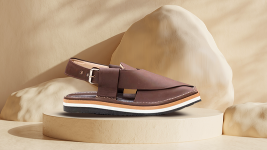 Upgrade your summer shoe rack with traditional Men’s Peshawari Chappals