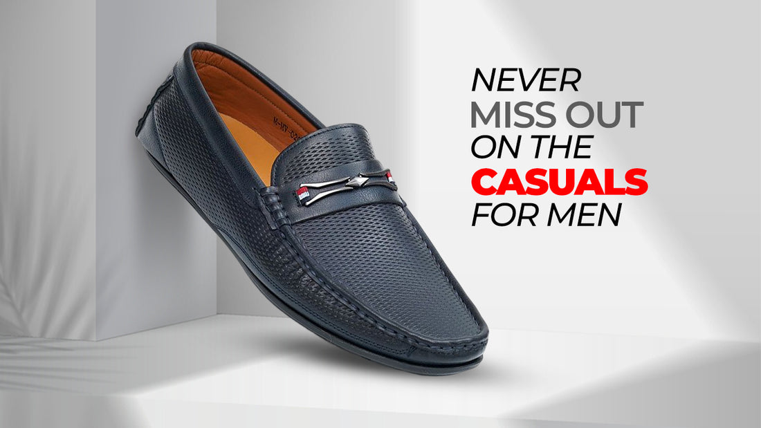 Level up your style game with our peppy range of Causal shoes for men