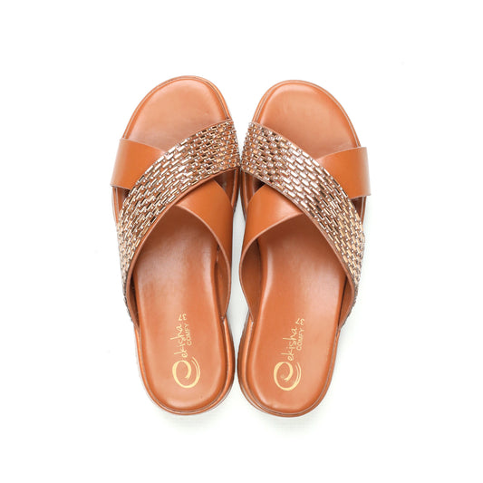 Women's Cross-Strap Slippers