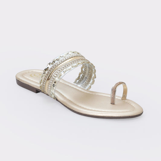 Women's Fancy To-Ring Flats