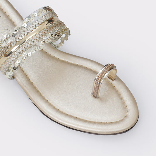 Women's Fancy To-Ring Flats