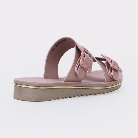 Women's Buckled Slippers