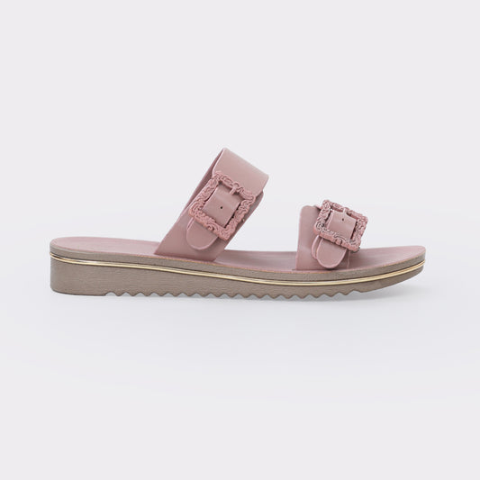 Women's Buckled Slippers