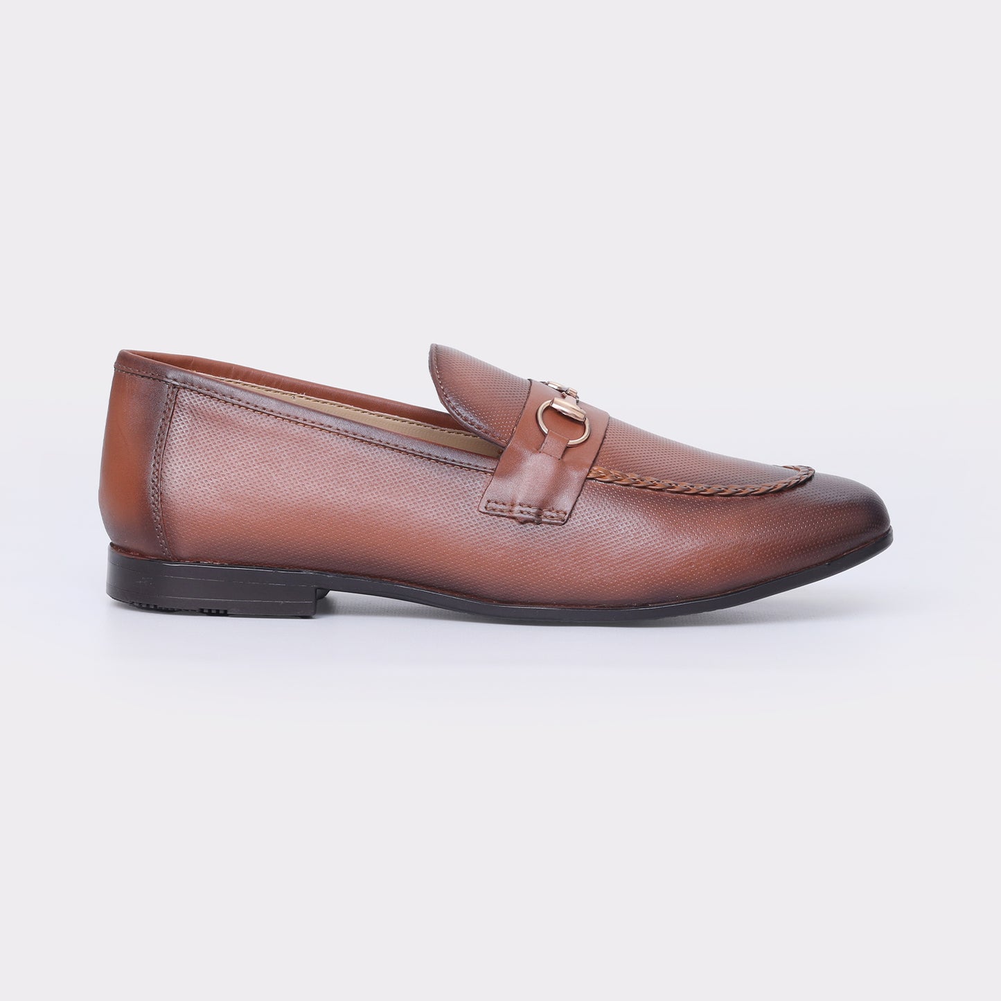 Men's leather dress slip-on