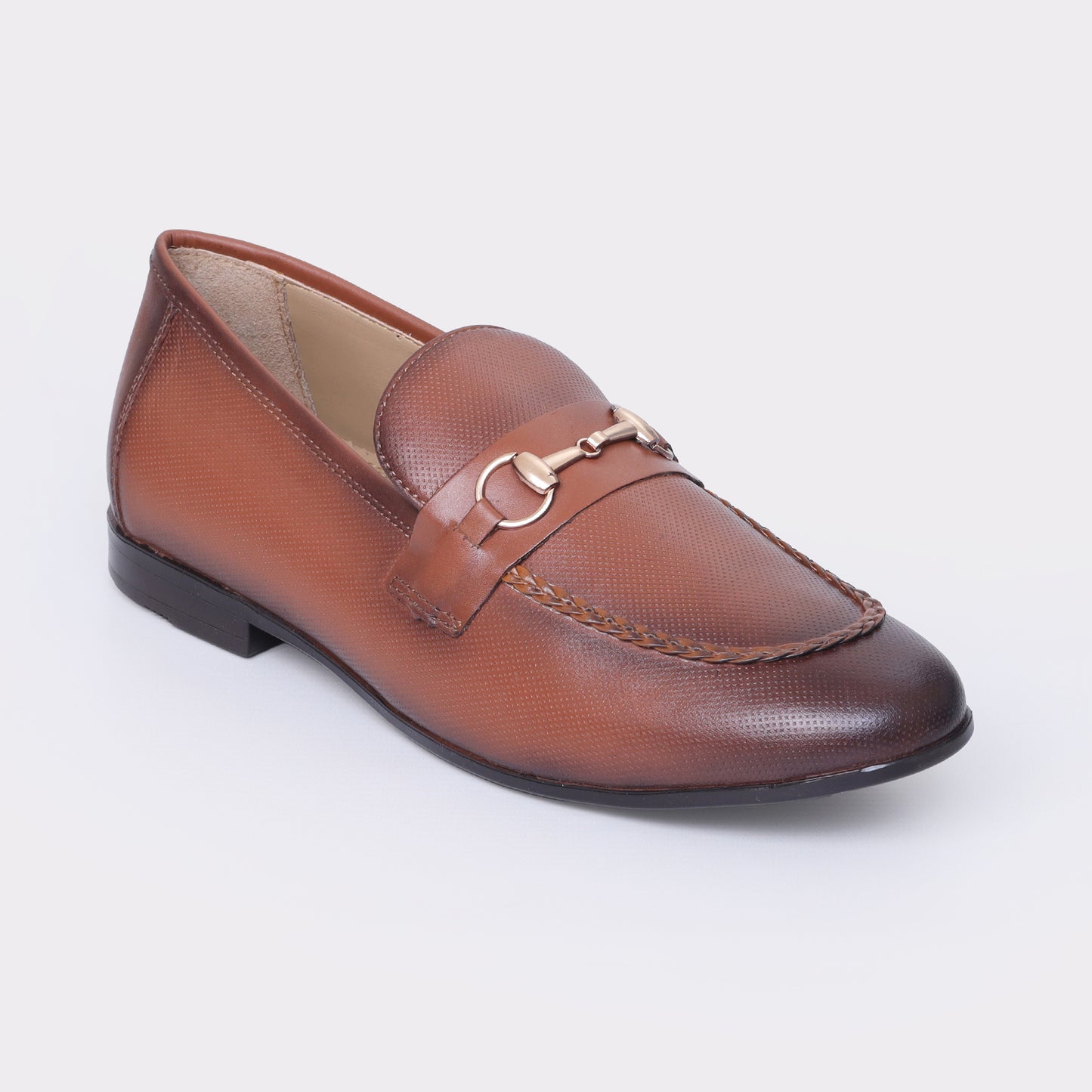 Men's leather dress slip-on