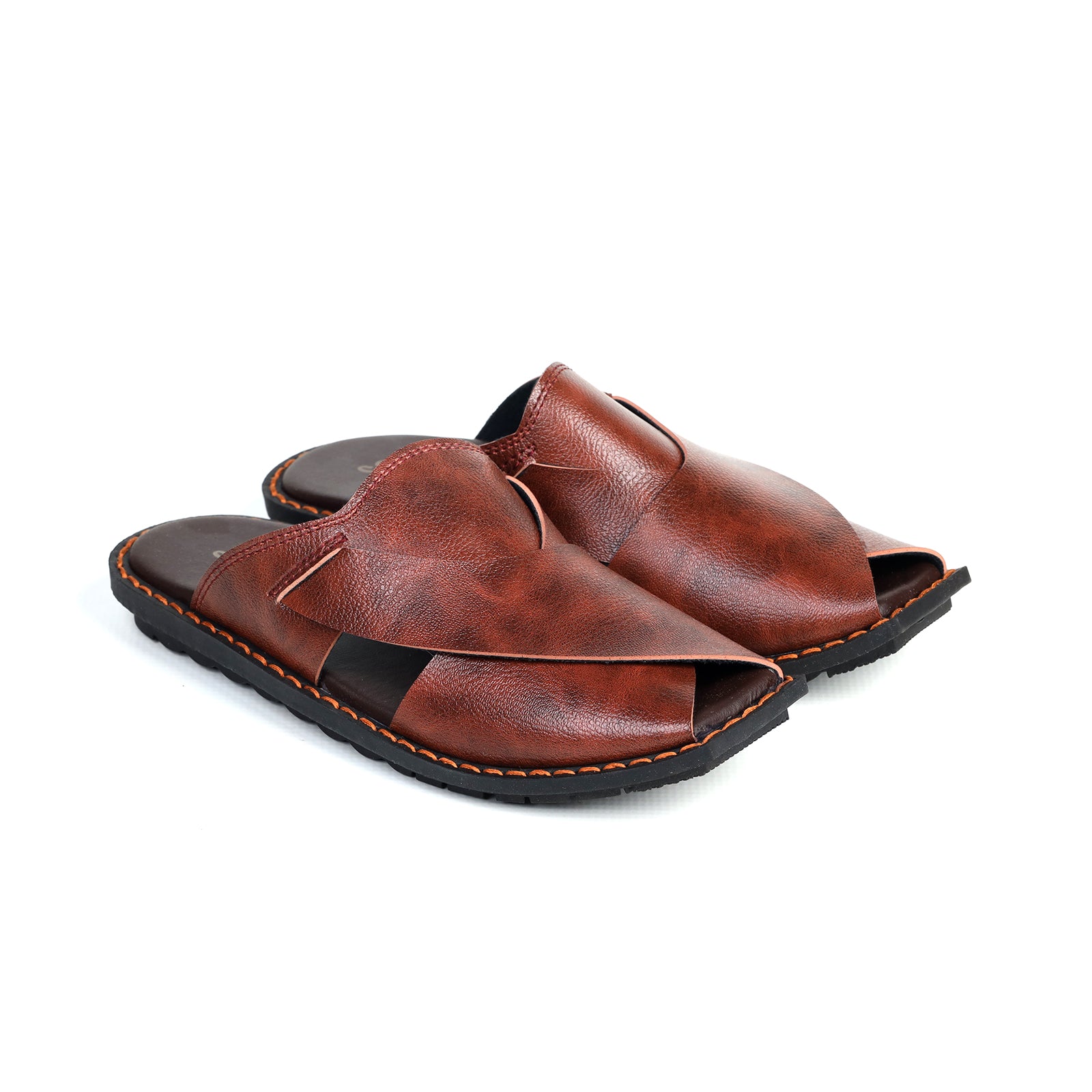 Bonicci Peshawari Sandals for Men - 9145 Tan Leather�