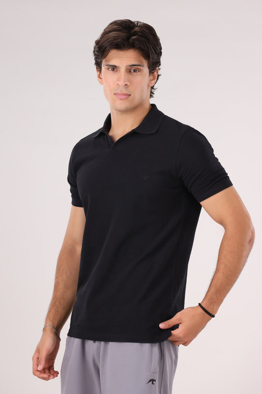 Athleisure V Notch Polo