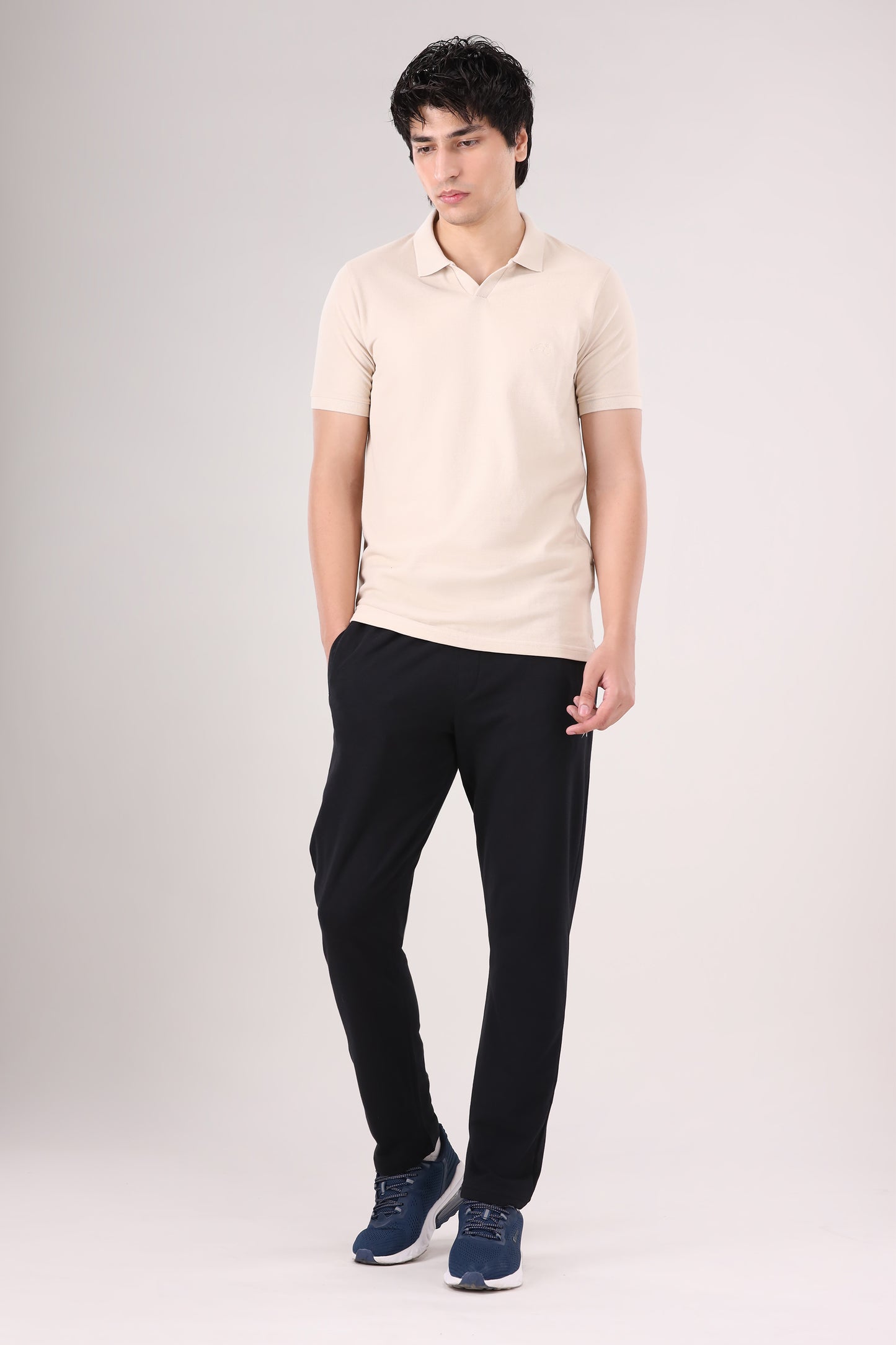 Athleisure V Notch Polo