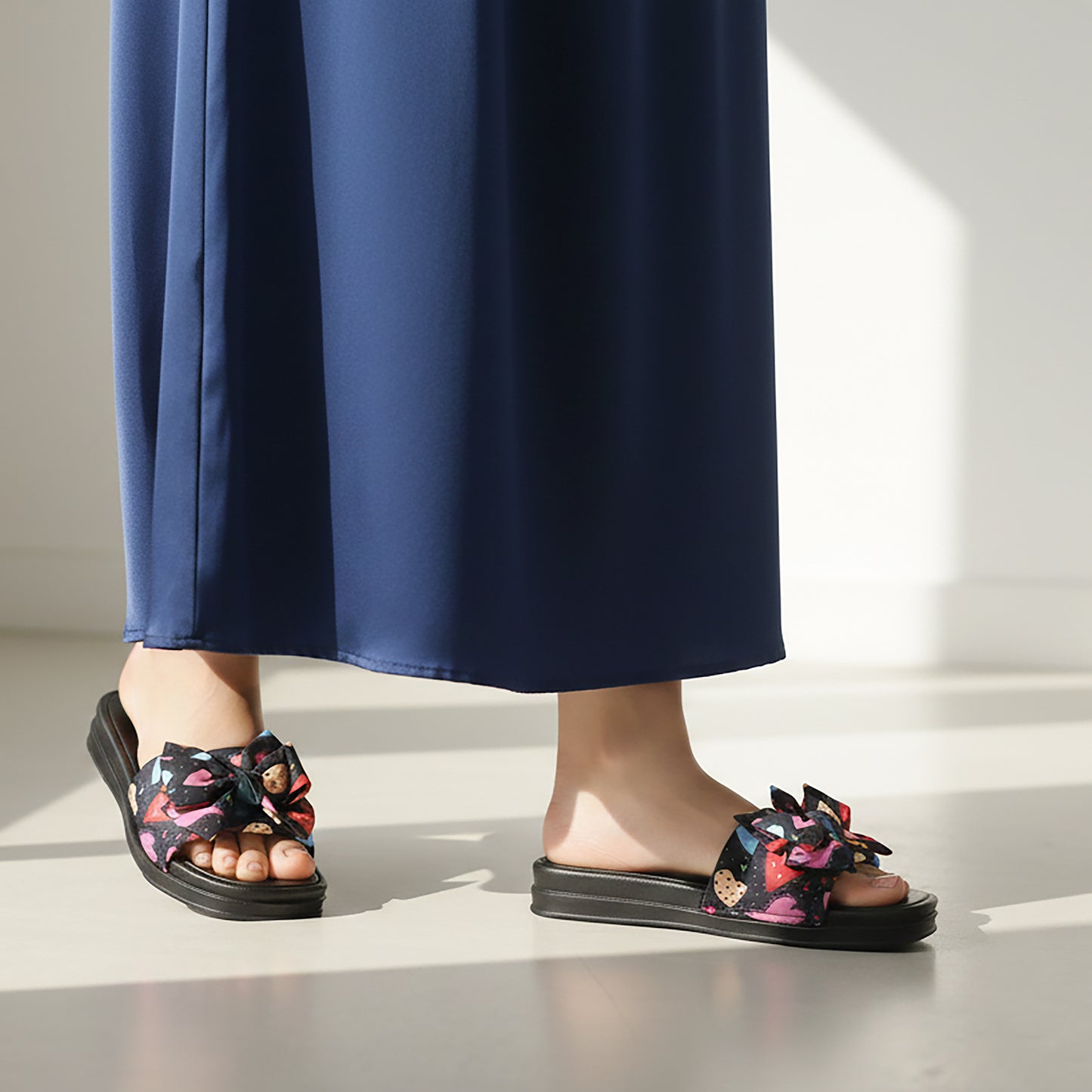 Women's Bow Tie Slippers