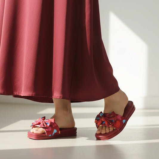 Women's Bow Tie Slippers