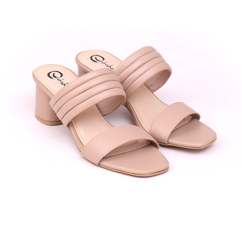 Women's Ribbed Slipper Heels